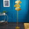 GINKGO arany fém állólámpa 160cm