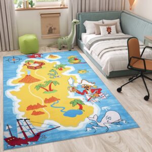 Gyermekszőnyeg FLANNEL - kalózsziget Szélesség: 120 cm | Hossz: 170 cm