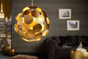 INFINITY HOME arany fém függőlámpa
