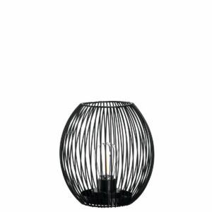 LEONARDO CASOLARE led lámpás 18cm fekete