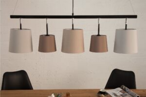 bézs és barna függőlámpa 100cm