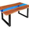 LIQUID kék akácfa étkezőasztal 160 cm