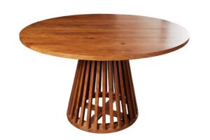 MAISON JADE barna akácfa étkezőasztal 120 cm