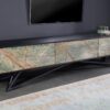 MOUNTAIN SOUL zöld márványmintás tv szekrény 200cm