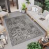 Modern mintás szőnyeg szürke színben Melissa Szélesség: 80 cm | Hosszúság: 200 cm