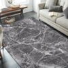 Modern szürke szőnyeg természetes mintával - téglalap alakú Szélesség: 80 cm | Hossz: 150 cm