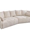 ROYAL XL bézs buklé kanapé