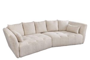ROYAL XL bézs buklé kanapé