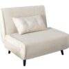 SMART MULTIFUNCTION bézs kordbársony fotelágy 100 cm