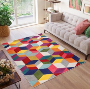 Stílusos szőnyeg geometrikus mintával SALSA Szélesség: 160 cm | Hosszúság: 220 cm