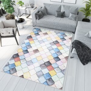 TOSCANA Modern szőnyeg színes mintával Szélesség: 80 cm | Hossz: 150 cm