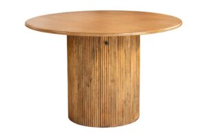 TRES CHIC barna mangófa étkezőasztal 120 cm