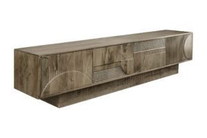 TV ART DECO szürke mangófa tv szekrény 200 cm