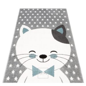 Tomcat Murko szürke szobaszőnyeg fiúknak Szélesség: 80 cm | Hossz: 150 cm