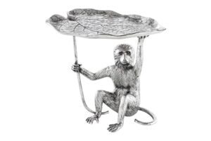 WILDLIFE MAJOM ezüst lerakóasztal 60cm