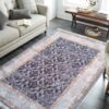 Modern vintage szőnyeg bézs-szürke keleti mintával Szélesség: 160 cm | Hossz: 220 cm