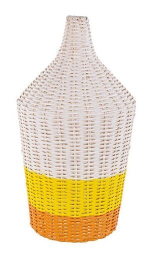 SUN sárga rattan asztali lámpa
