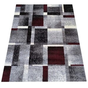 vörös-szürke színkombinációban Szélesség: 80 cm | Hossz: 150 cm