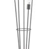 TORCH ezüst acél állólámpa