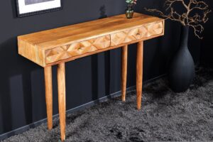 ALPINE barna akácfa íróasztal 100cm