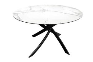 ALPINE fehér kerámia étkezőasztal 120cm