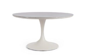 ARNOLD bézs szinterezett kő étkezőasztal 120cm