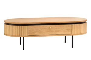 ATELIER barna tölgyfa furnér dohányzóasztal 120 cm