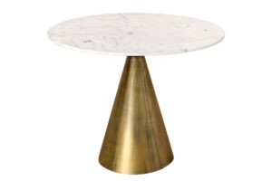 ELEGANCIA fehér réz márvány étkezőasztal 100cm