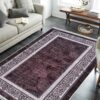 Elegáns barna szőnyeg díszes szegéllyel Szélesség: 80 cm | Hossz: 150 cm