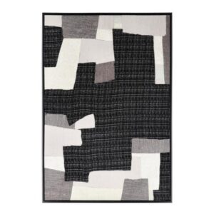 FABRIC szürke vászon festmény