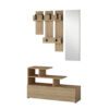 Hanah Home Hall Stand Oak Vesty - Oak