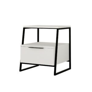 Hanah Home Nightstand White Pal - Fehér
