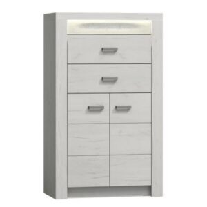 INFINITY B fehér mdf komód