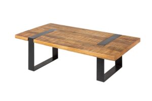 IRON CRAFT mangófa dohányzóasztal 100cm