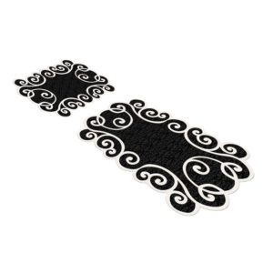 L'essentiel Maison Bathmat Set (2 Pieces) Black White 21010915Sy
