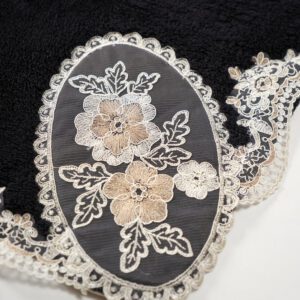 L'essentiel Maison Bathmat Set (2 Pieces) Black White Alne4645