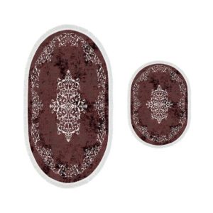 L'essentiel Maison Bathmat Set (2 Pieces) Claret Red 410616...