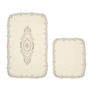 L'essentiel Maison Bathmat Set (2 Pieces) Cream Selonya D - Cream
