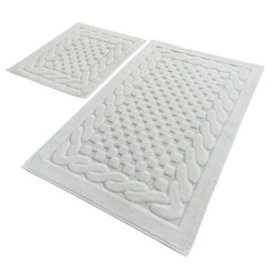 L'essentiel Maison Bathmat Set (2 Pieces) Ecru Bambi - Ecru