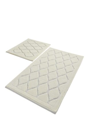 L'essentiel Maison Bathmat Set (2 Pieces) Ecru Dante - Ecru