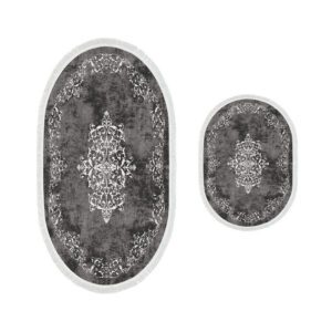 L'essentiel Maison Bathmat Set (2 Pieces) Grey 410616 - O - Grey