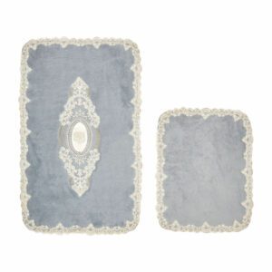 L'essentiel Maison Bathmat Set (2 Pieces) Grey Selonya D - Grey
