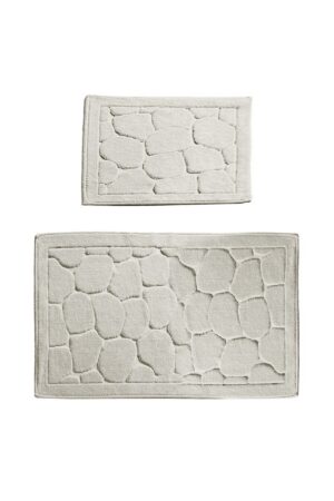 L'essentiel Maison Bathmat Set (2 Pieces) Multicolor Parma - Ecru
