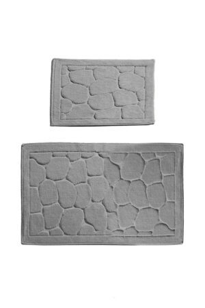 L'essentiel Maison Bathmat Set (2 Pieces) Multicolor Parma - Grey