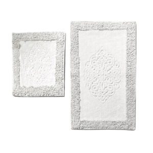 L'essentiel Maison Bathmat Set (2 Pieces) Multicolor Piante - Ecru