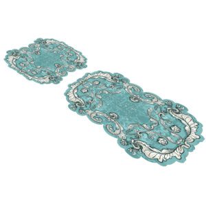 L'essentiel Maison Bathmat Set (2 Pieces) Turquoise 21014915Tr