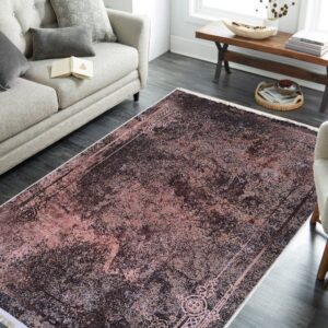 Modern absztrakt szőnyeg barna árnyalatokban - Royal Patina Szélesség: 160 cm | Hossz: 220 cm