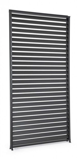 OCEAN antracit pergola oldalfal 123cm
