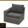 Rattan RIGHT BORNEO LUXURY végződés (szürke)
