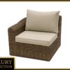 Rattan RIGHT felmondás BORNEO LUXURY (barna)